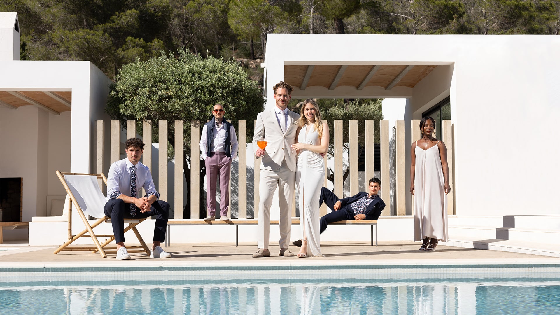 Modelli con look da matrimonio OLYMP.