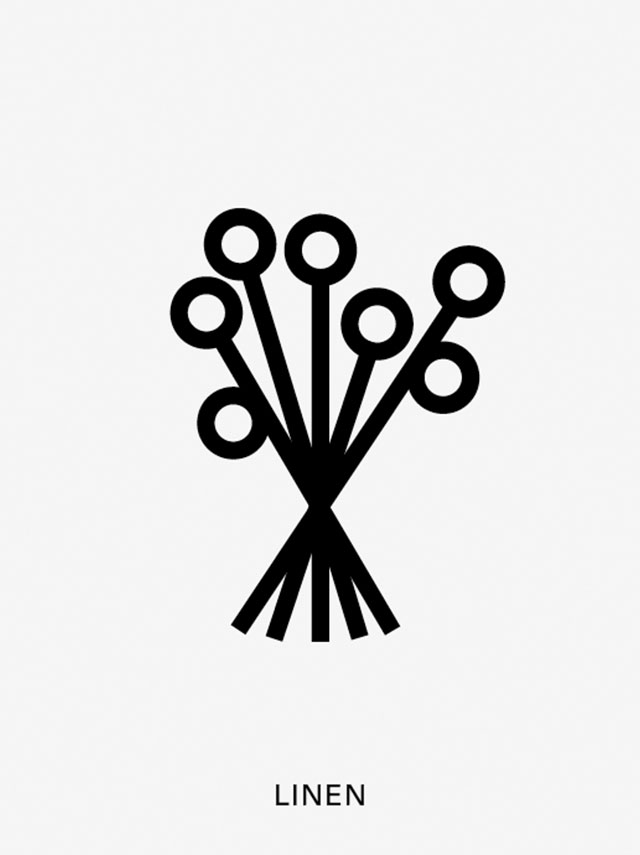 Logo of linen from Western European cultivation.