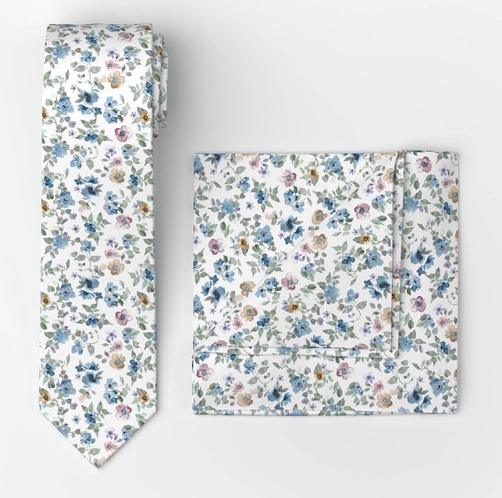 OLYMP Set cravatta e fazzoletto da taschino – Immagine 1 di 3 OLYMP Set cravatta e fazzoletto da taschino – Immagine 1 di 3
