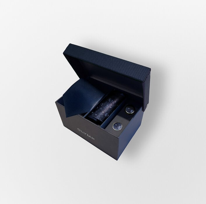 OLYMP Set cravatta e fazzoletto da taschino e gemelli – Immagine 1 di 5 OLYMP Set cravatta e fazzoletto da taschino e gemelli – Immagine 1 di 5