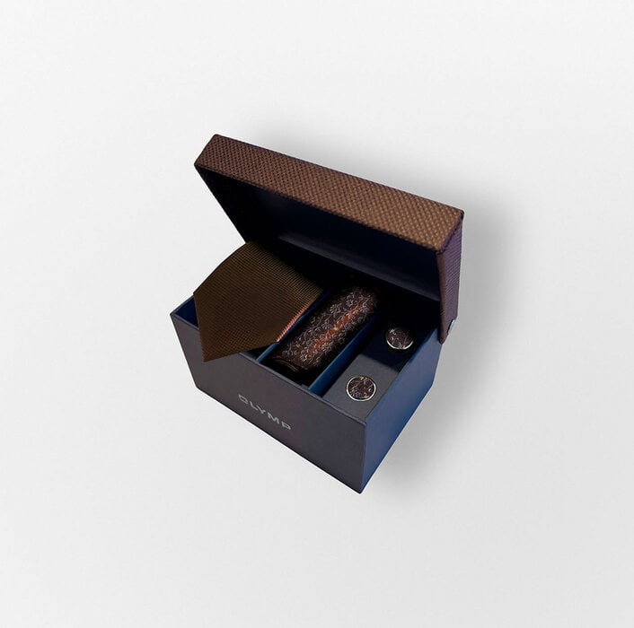 OLYMP tie / pocket square / cufflinks set – Image 1 of 5 OLYMP tie / pocket square / cufflinks set – Image 1 of 5